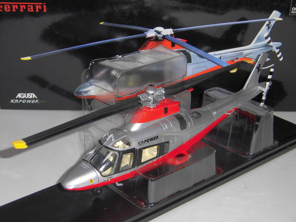 S=1/43☆New-Rey製 Ferrari AGUSTA A109 POWER:アグスタA109パワー(フェラーリ社所有機・ヘリコプター)未開封品！_画像2