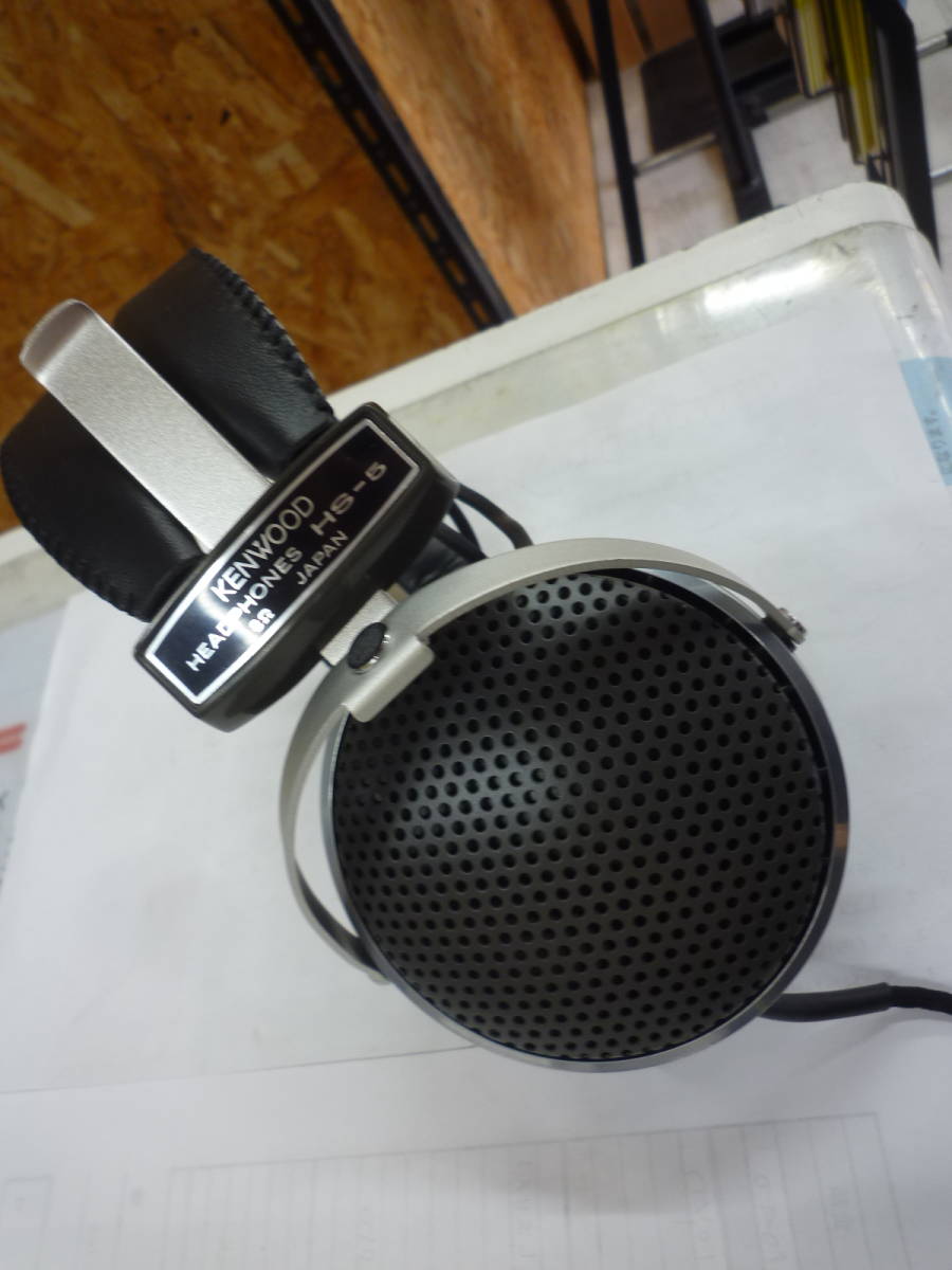 KENWOOD HS-5 オープンエア型ヘッドホン 中古品_画像3