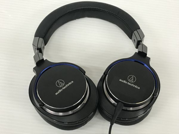 [二手]音響technica（audio-technica）密封便攜式耳機高分辨率聲源對應黑色ATH-MSR7 M107 原文:【中古】オーディオテクニカ(audio-technica) 密閉型ポータブルヘッドホン ハイレゾ音源対応 ブラック ATH-MSR7　M107