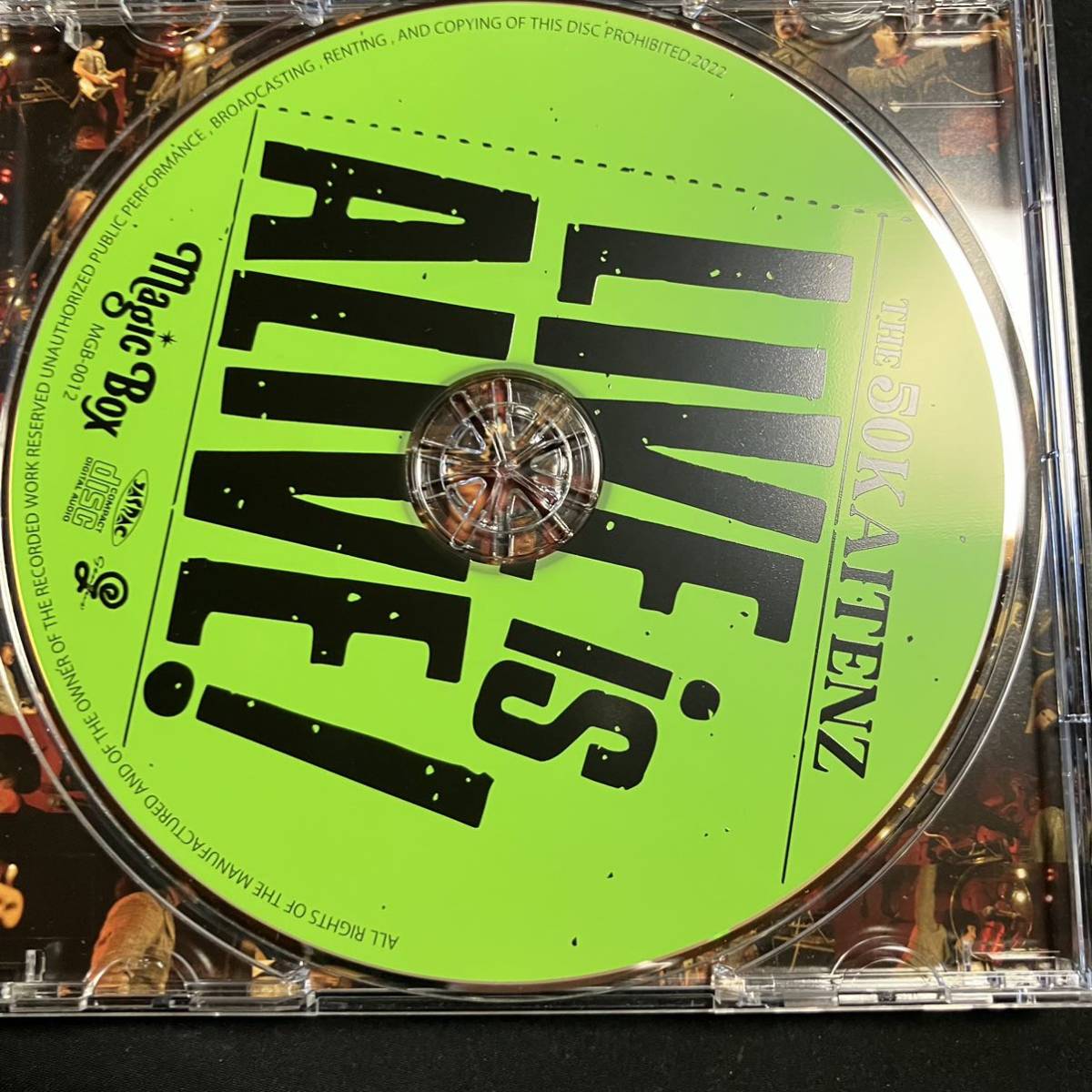 ZC1 CD ザ50回転ズ live is alive_画像5