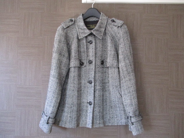 レリアン Leilian コート ジャケット 13+ 日本製 大きいサイズ 秋冬_画像3