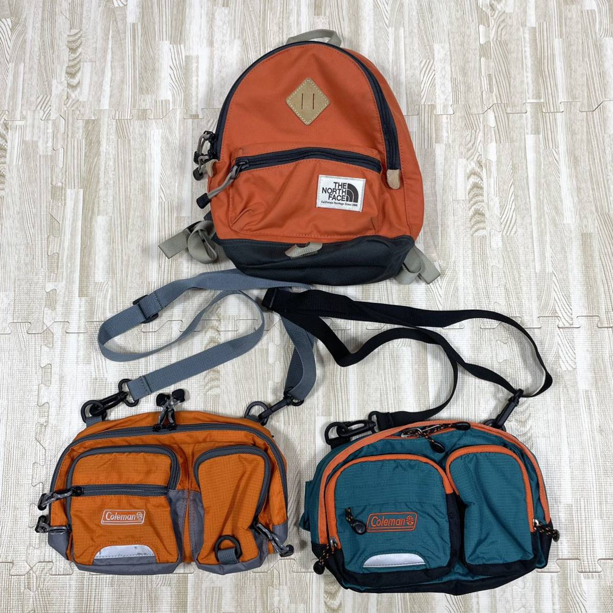 B3119 コールマン コロンビア ノースフェイス Coleman Columbia the north face アウトドアブランド バッグ 8個セット まとめ売り 1円~_画像5