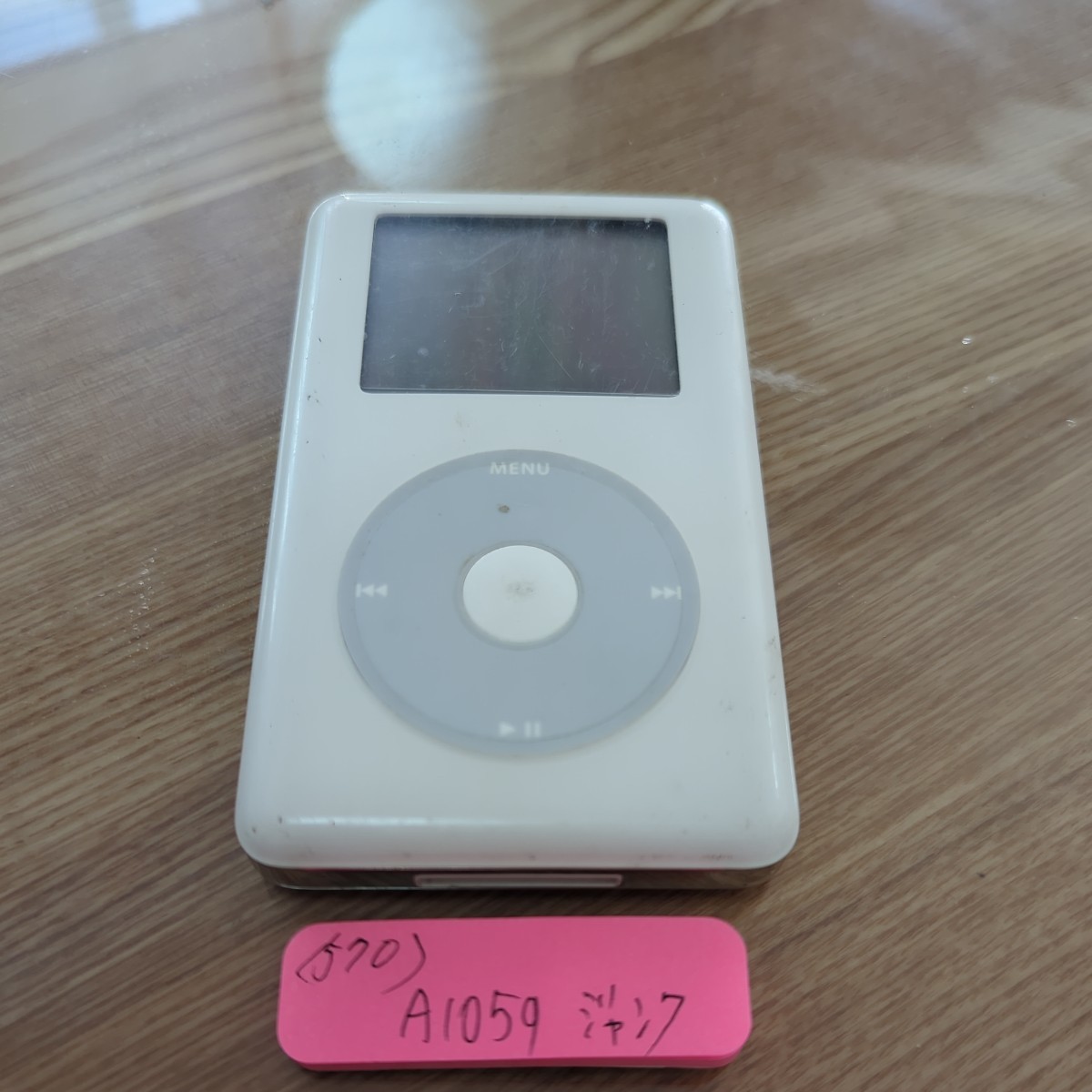 〈570〉iPod classic 第4世代 A1059 20GB 本体のみ中古　ジャンク品_画像1