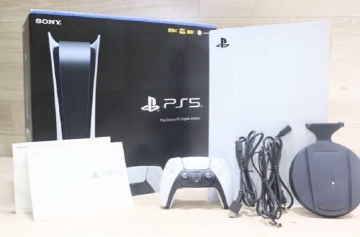 美品 SONY Playstation5 Digital Edition CFI-1000B01 PS5 デジタル