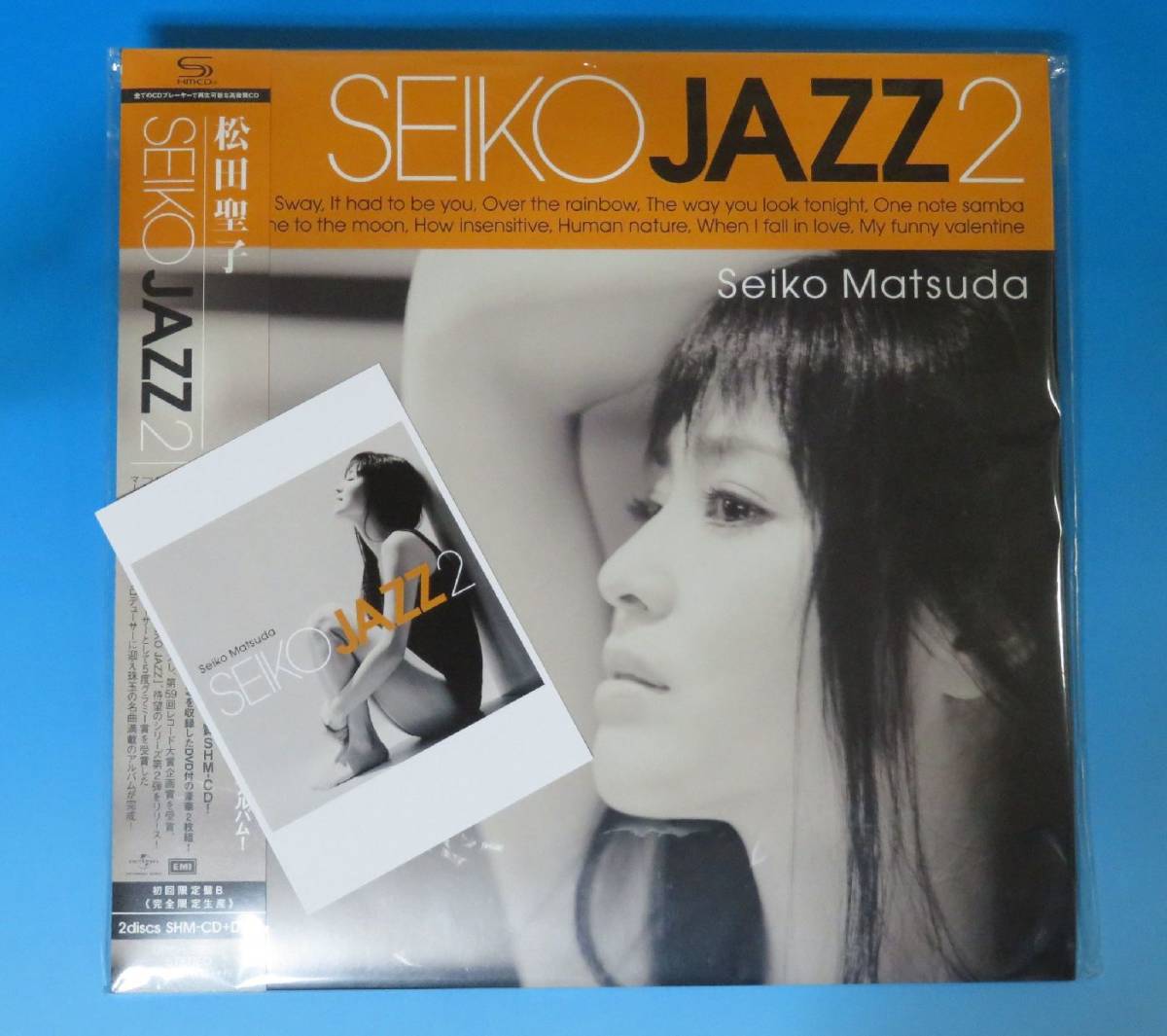 △▼ 松田聖子 『 SEIKO JAZZ 2 』 初回限定盤B SHM-CD+DVD 2枚組 LPサイズジャケット ポストカード付 ▼△_画像1