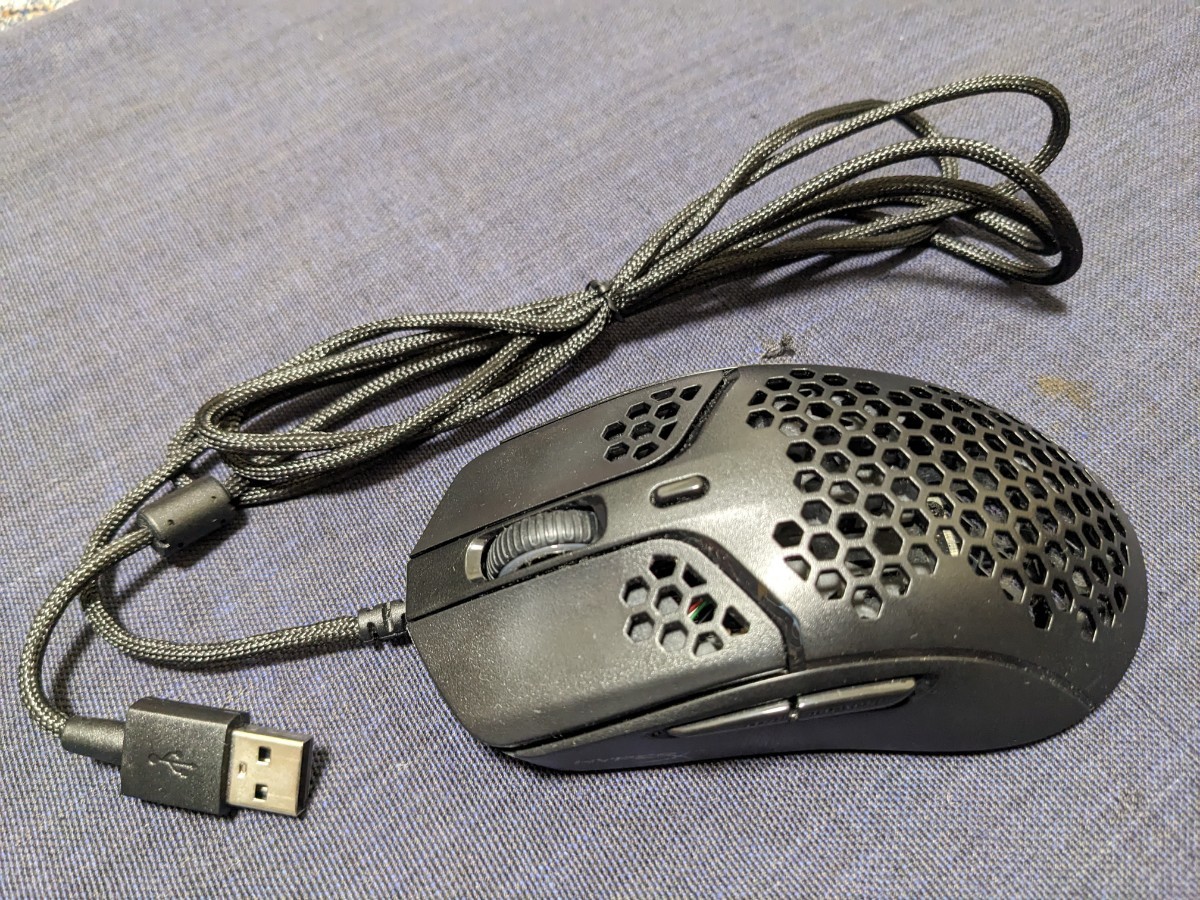 HyperX Pulsefire Haste Mouse ゲーミングマウス ゲーマー向け 超軽量六角シェルデザイン 4P5P9AA_画像2