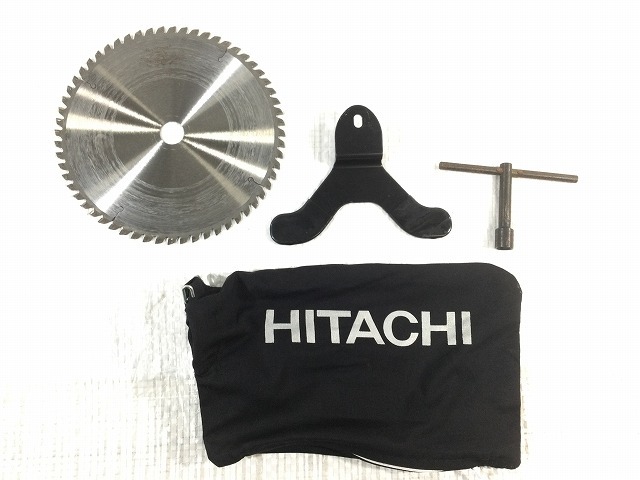 ☆美品☆HITACHI 日立工機 100V 190mm 卓上丸のこ C7FCH レーザー＋ライト付 卓上マルノコ 卓上丸ノコ 押切り機 木工用切断機 76338_画像10