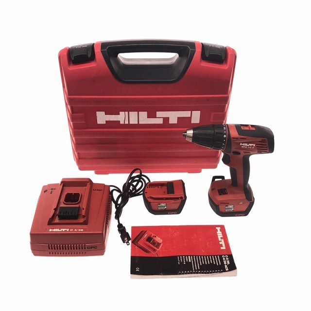 ☆比較的綺麗☆HILTI ヒルティ 14.4V 充電式ドリルドライバー SFC14-A バッテリー2個(14.4V 1.6Ah) 充電器付き 80412_画像3