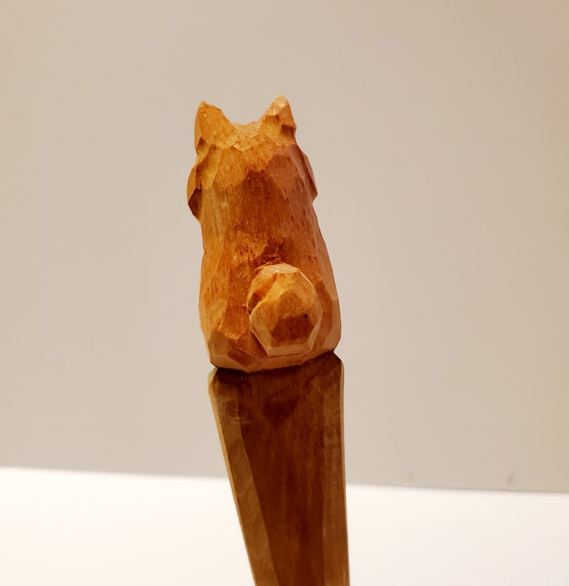 木彫り　ボールペン　柴犬　アニマル　ゲルペン　替芯付き　犬の雑貨　HANAKO_画像5
