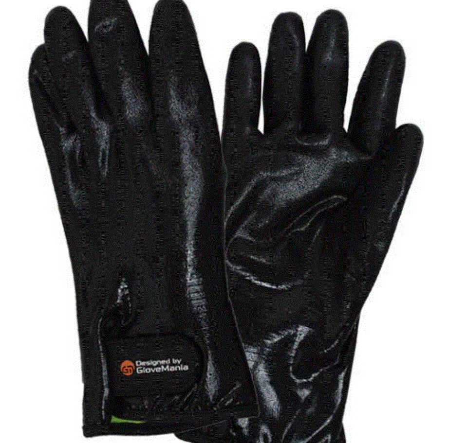 防寒手袋 耐油性 手袋 軽量 柔らか ポリウレタン製 サイズL 2784 ハイブリット グアント マジック 川西工業_画像1