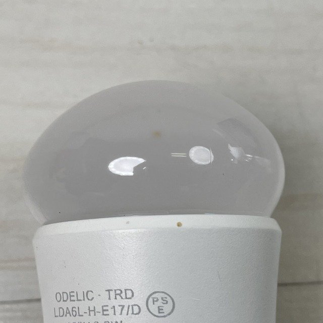 LDA6L-H-E17/D LED電球 ミニクリプトン形 口金E17 電球色 ※箱違い オーデリック 【未使用 開封品】 ■K0038987_本体に汚れがございます。