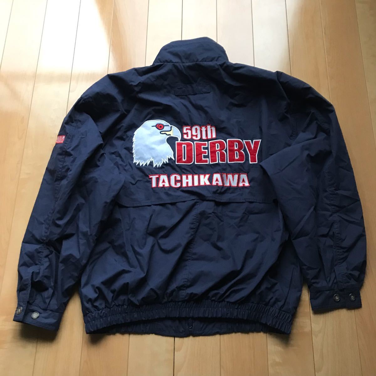 59th Racing Tachikawa Derby Blouson 583-6-4 флот L Японский чемпионат-чемпионат.