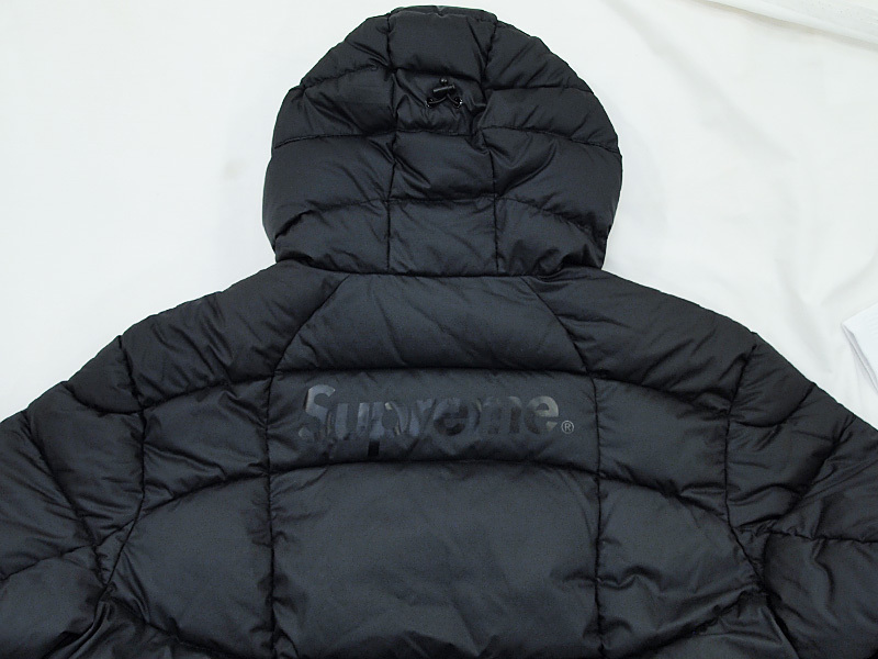 L サイズ 21AW Supreme Warp Hooded Puffy Jacket ワープ フーデッド パフィー ジャケット ダウン シュプリーム ブラック 黒 Black FT_画像3