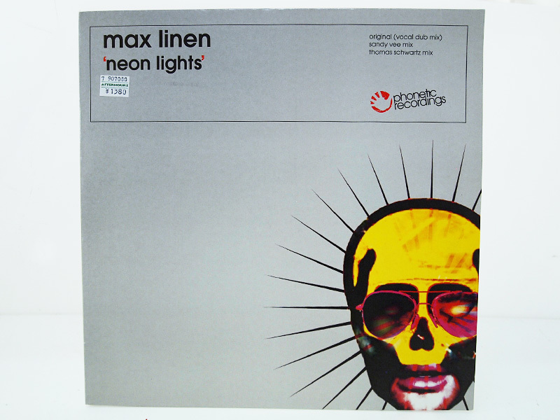 Max Linen / Neon Lights 12inch レコード Phonetic Recordings 2008年 F_画像1