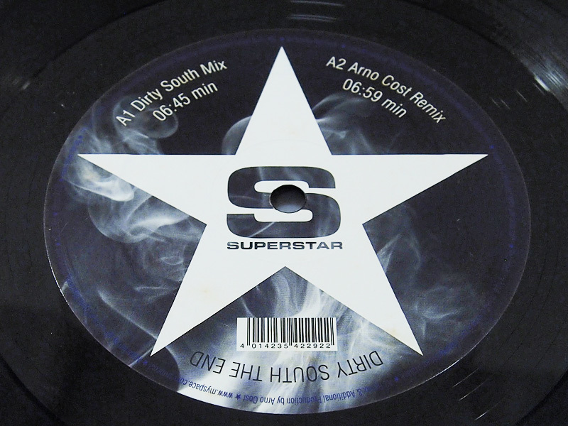 Dirty South / The End 12inch レコード Superstar Recordings 2008年 F_画像2