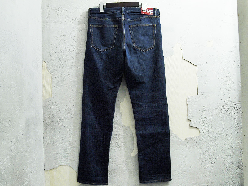 34 USA製 Supreme Rigid Slim Jean リジッド スリム ジーン デニムパンツ インディゴ INDIGO シュプリーム FT_画像2