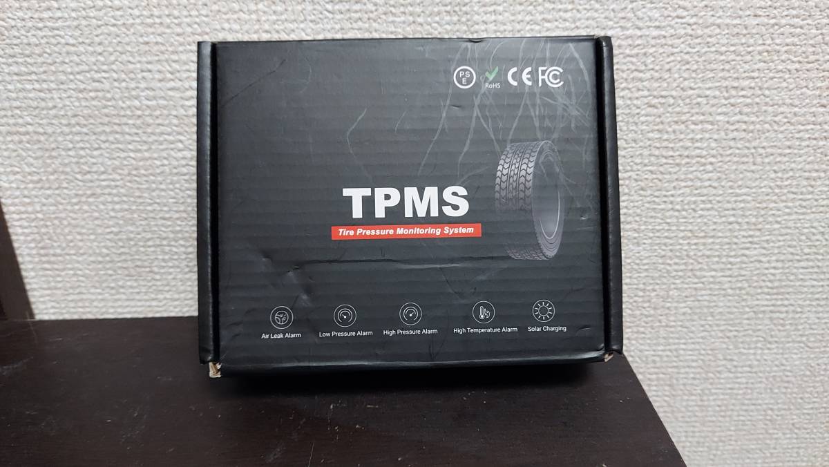 ★空気圧センサー 気圧温度即時監視 TPMS エアゲージ シガーソケット 新古品★_画像1