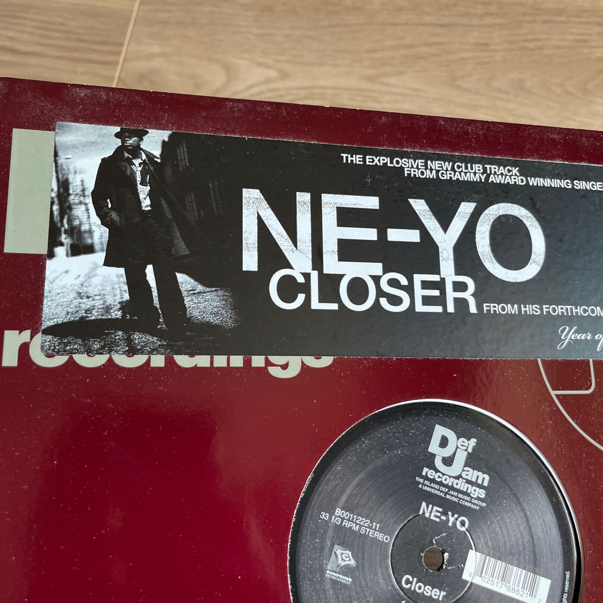 【US盤】 Ne-Yo 「Closer」レコード