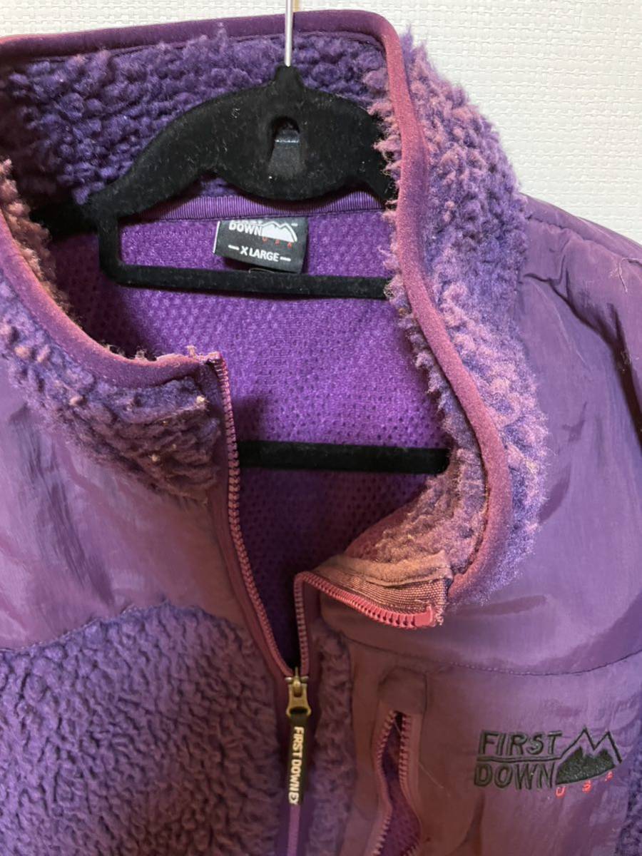 ファーストダウン FIRST DOWN フリースジャケット フリークス ボア _画像2