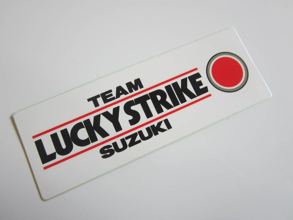 チーム ラッキーストライク スズキ TEAM LUCKYSTRIKE SUZUKI ステッカー /デカール 自動車 バイク オートバイ レーシング S86_画像1