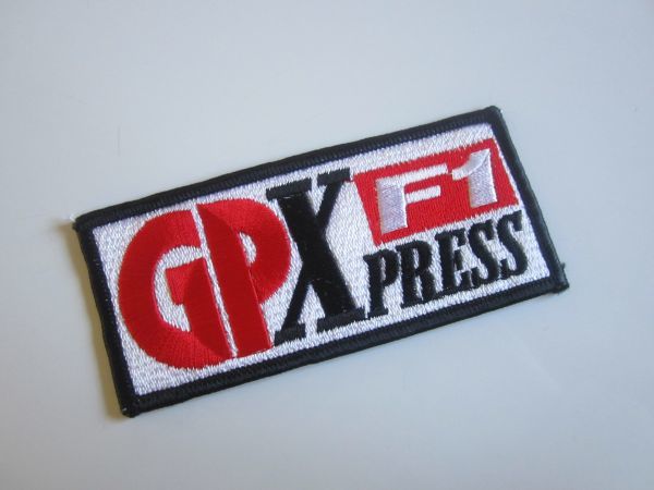 ビンテージ GPX F1 PRESS ワッペン/自動車 バイク レーシング 古着 アメカジ キャップ カスタム 226_画像1