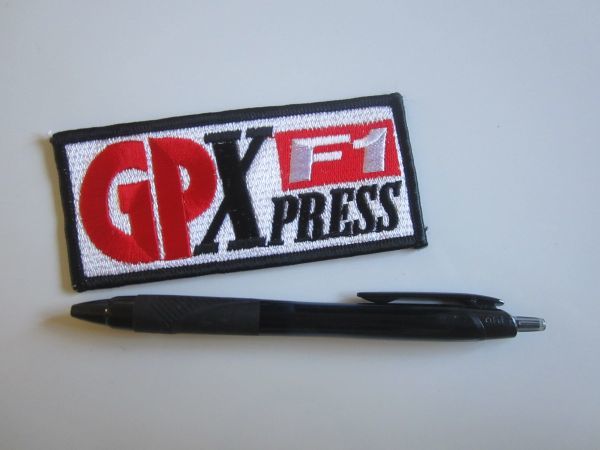 ビンテージ GPX F1 PRESS ワッペン/自動車 バイク レーシング 古着 アメカジ キャップ カスタム 226_画像5