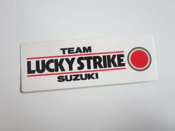 チーム ラッキーストライク スズキ TEAM LUCKYSTRIKE SUZUKI ステッカー /デカール 自動車 バイク オートバイ レーシング ② S85_画像3