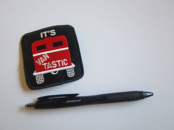 ビンテージ It's VAN TASTIC ジョーク バン バンタスティック トラック ワッペン/刺繍 パッチ 古着 自動車 アメカジ 海外 227_画像6