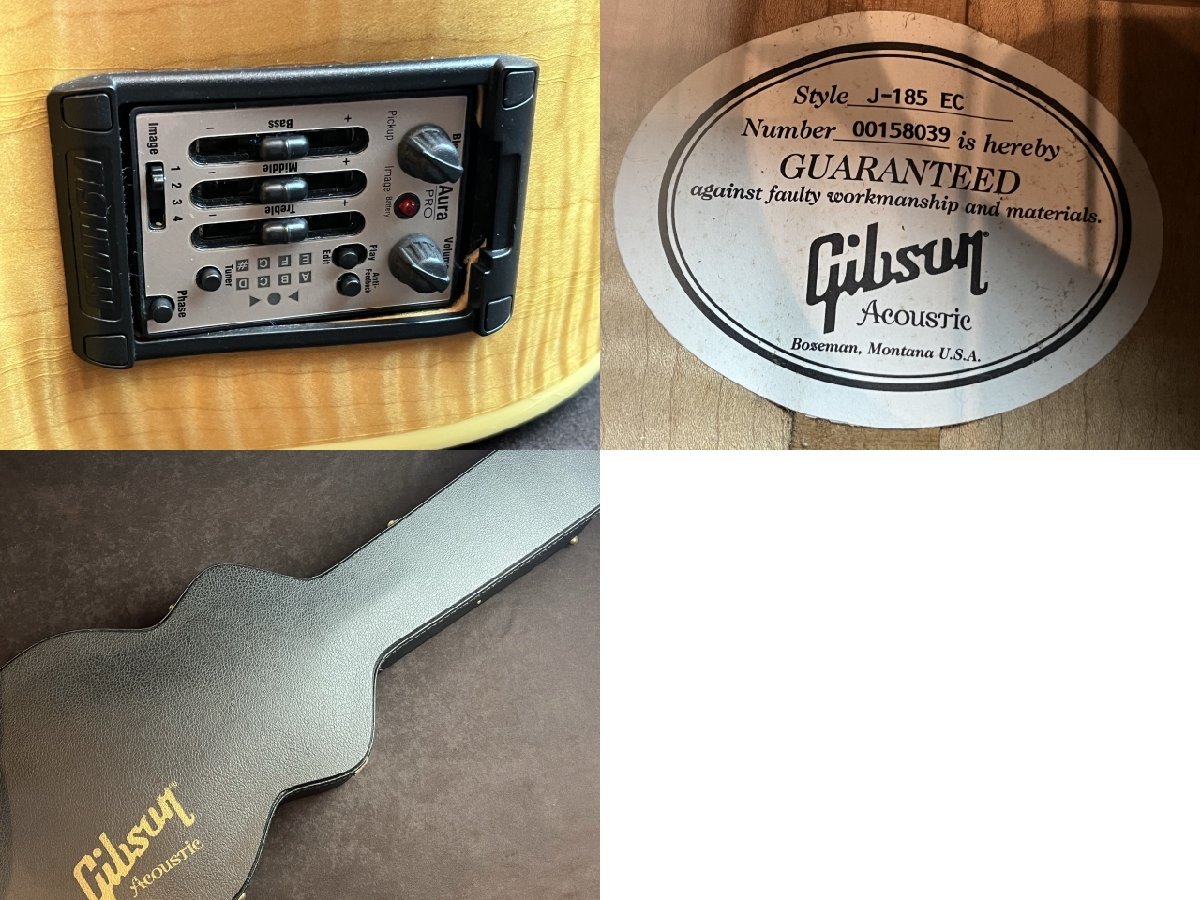 【1円】Gibson ギブソン J-185 EC アコースティックギター_画像9