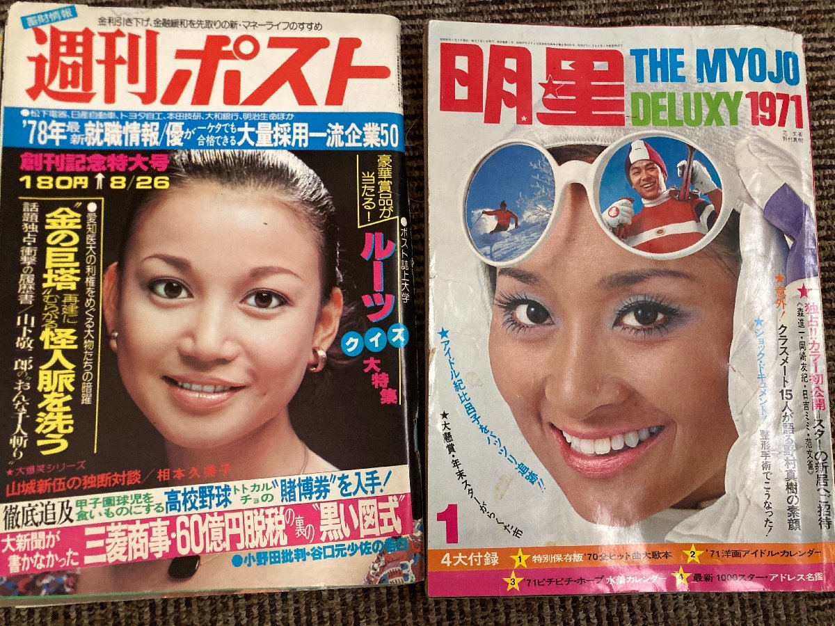 ◇昭和雑誌　1960年代から80年代　週刊誌色々　10冊　平凡パンチ　明星　週刊女性他_画像5