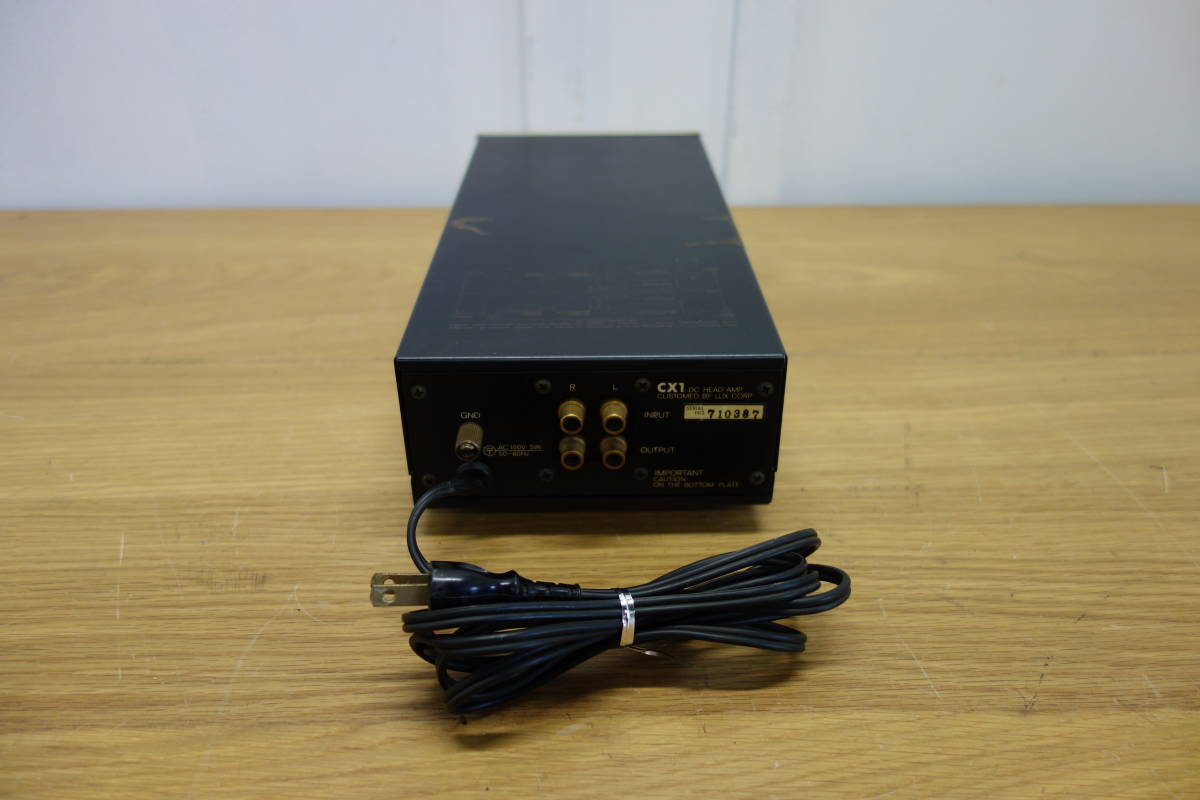 LUXMAN CX-1 ヘッドアンプ 通電可 動作未確認 ラックスマン 中古 ジャンク品 管理ZI-80_画像7