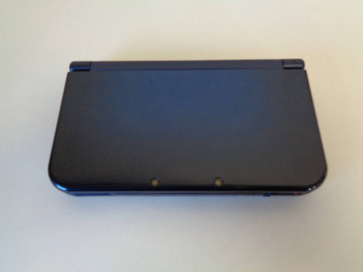 ニンテンドー 3DS LL RED-001 メタリックブルー おまけソフト付き 動作確認・初期化済み 管理ZI-LP-4_画像2