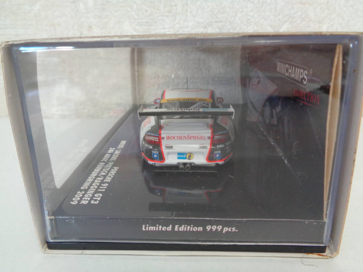 MINICHAMPS 1/43 ポルシェ Porsche 911 GT3 24h ADAC Nurburgring 2009 シュリンクなし 管理ZI-N399_画像5