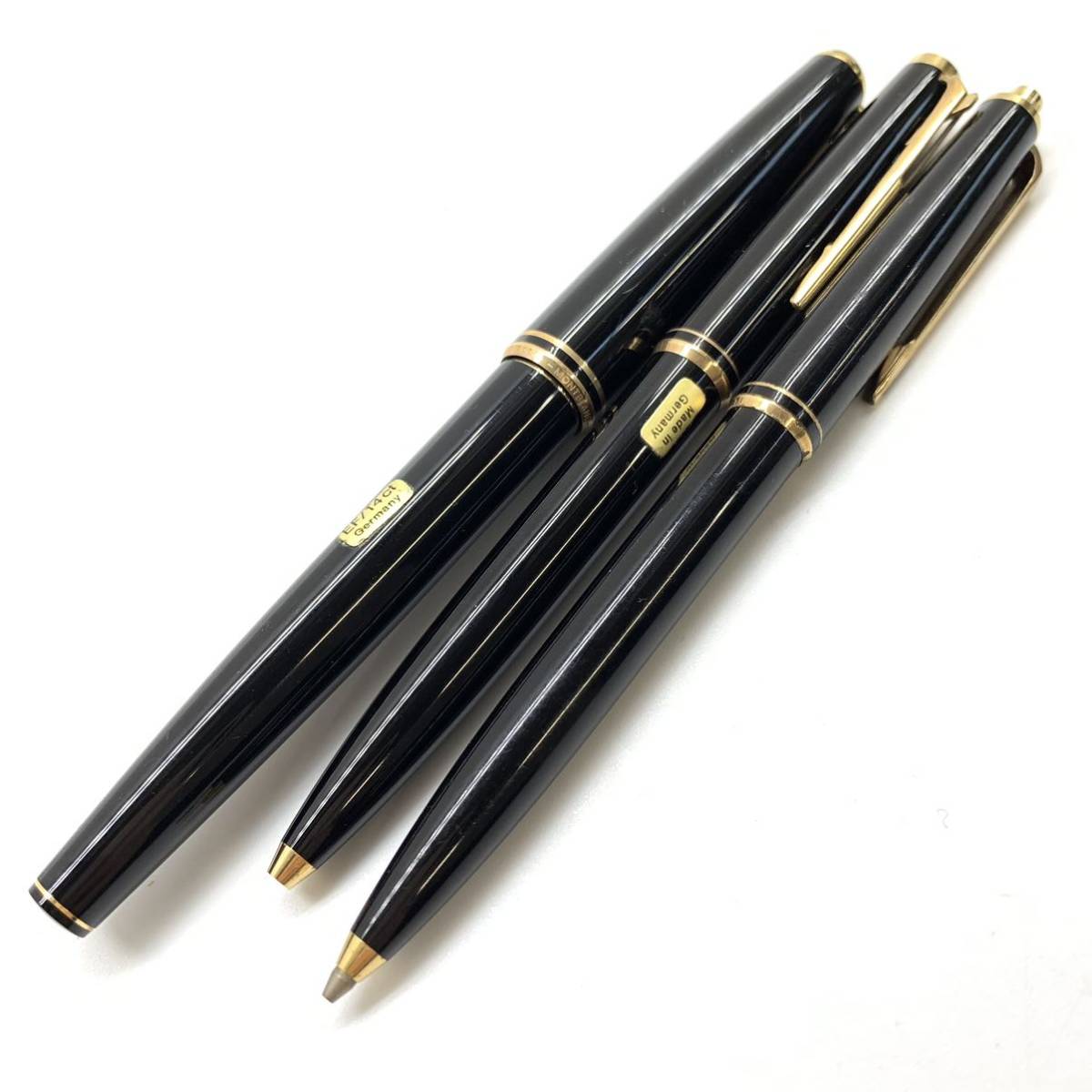 MONTBLANC モンブラン ボールペン 万年筆 シャープペン 3本セット 黒 ブラック 文房具 管理RT28345_画像9