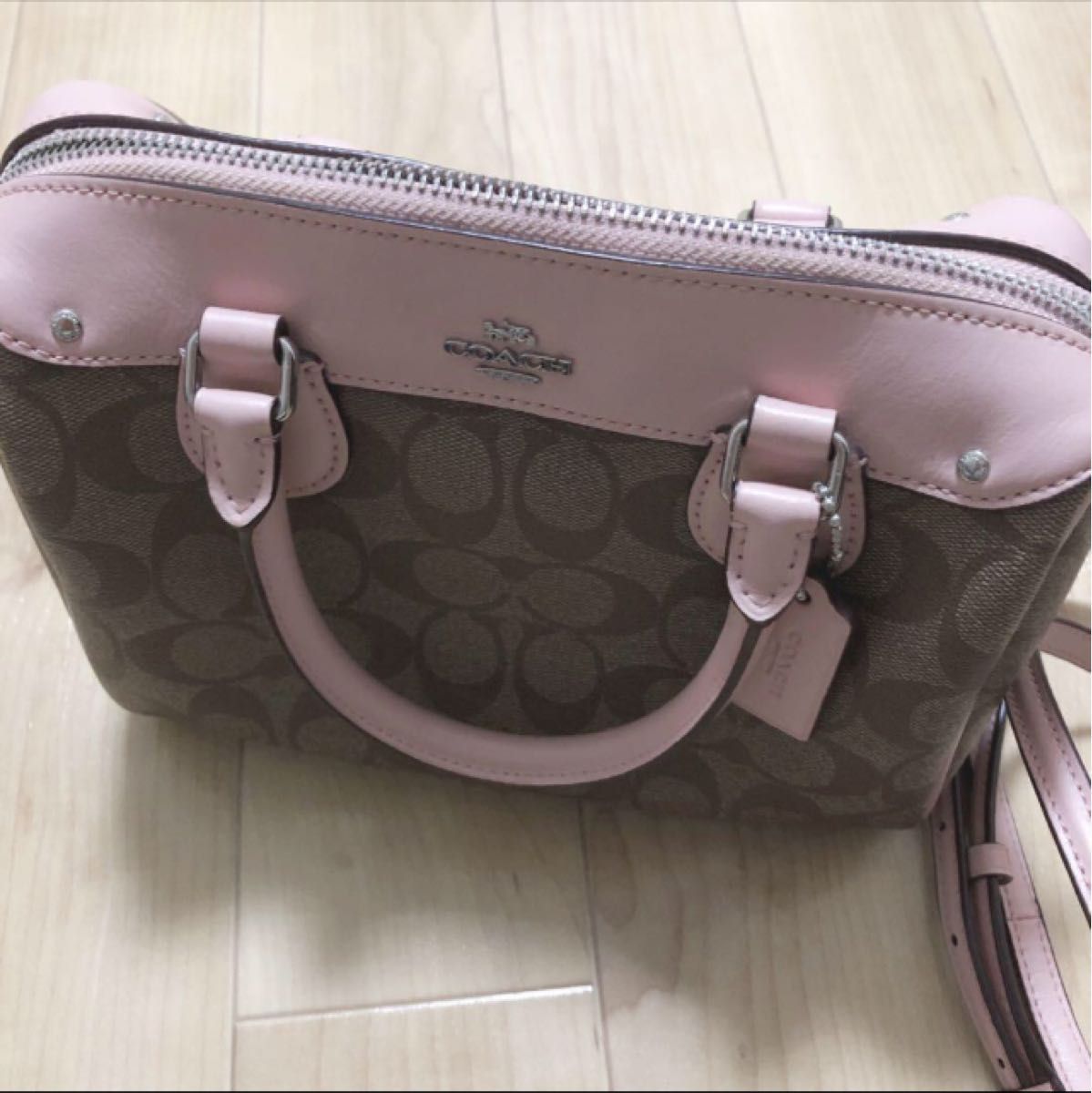 特価商品 COACH コーチ ミニベネットサッチェル ハンドバッグ2way