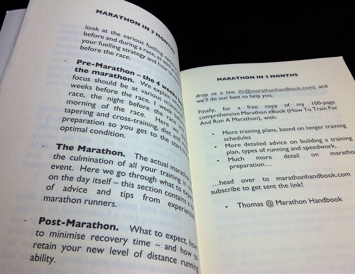 ＜洋書＞3カ月でマラソン　トレーニング方法『Marathon In Three Months』_画像6