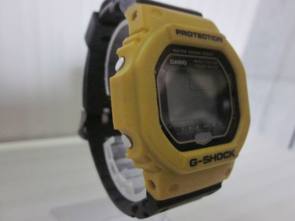 yt【60】CASIO//カシオ　G-SHOCK　PROTECTION★GW-5600RJ　メンズ腕時計　イエロー×ブラック_画像3