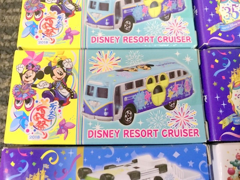 【未開封品】TAKARA TOMY 35th Tokyo Disney Resort Dream Cruiser II III LINE 夏祭り 2018 他 トミカ 10個セット ディズニー 1円~　S2473_画像3