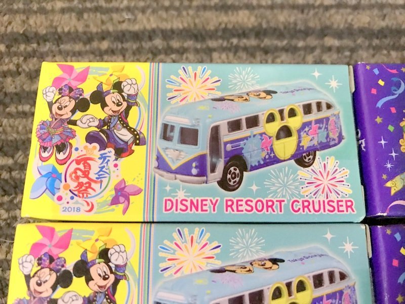 【未開封品】TAKARA TOMY 35th Tokyo Disney Resort Dream Cruiser II III LINE 夏祭り 2018 他 トミカ 10個セット ディズニー 1円~　S2473_画像2