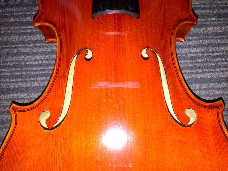 SUZUKI Violin No.540 3/4size スズキバイオリン ケース付き 1円～　Y6467_画像8