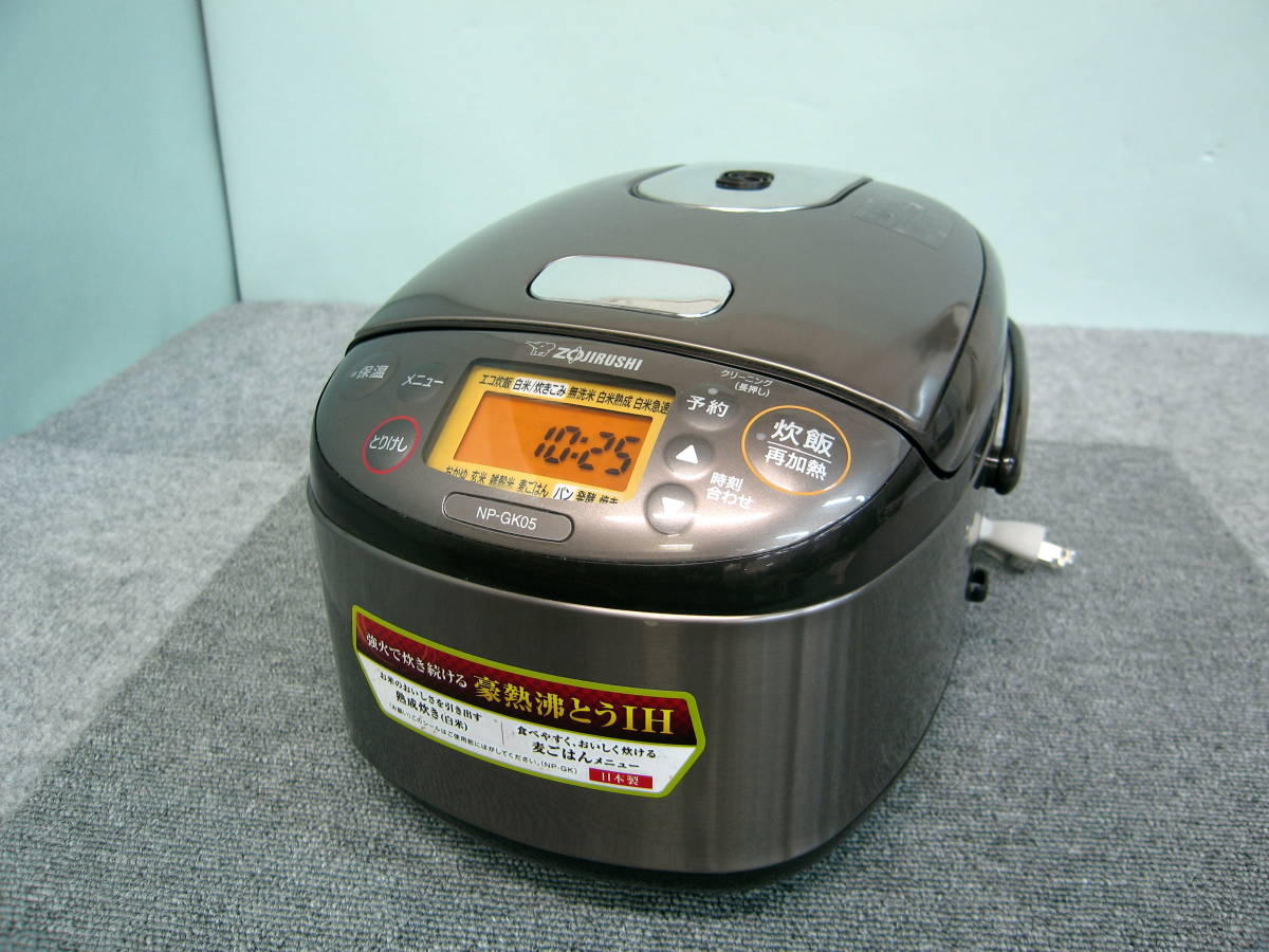 国産】 ♪美品◎ZOJIRUSHI 象印 IH炊飯ジャー NP-GK05 5.5合炊き 2022