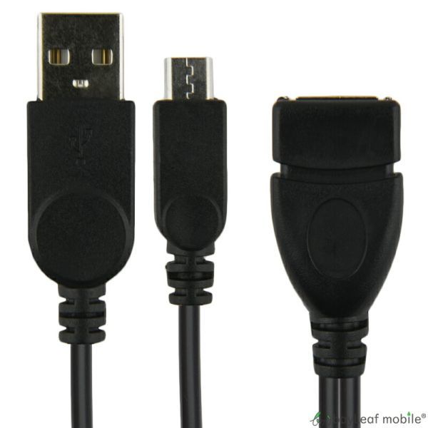 OTG ケーブル ｍicroUSB to USB 変換 アダプタ USB電源 スマホ スマートフォン タブレット_画像1