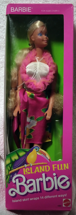 ピンクボックスバービー (1978-) 1987 Island Fun Barbie Blonde