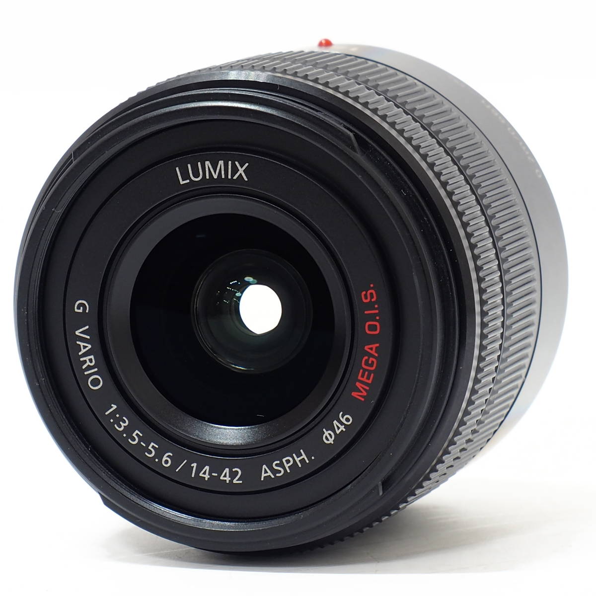 Panasonic LUMIX G VARIO 14-42mm F3.5-5.6 II ASPH. MEGA O.I.S. H-FS1442A BLACK for MICRO Four Thirds 超コンパクトII型良好 フード付 _画像4