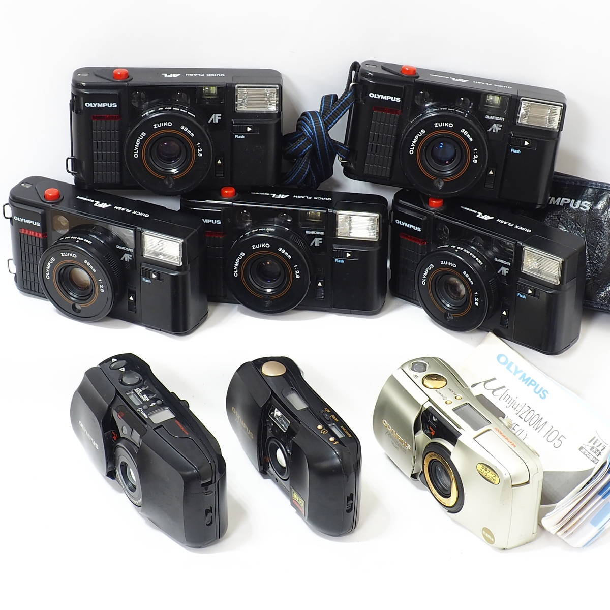 OLYMPUS μ 35mm F3.5 ZOOM 105 DELUXE L-1 L-2 L-3 L-10 TRIP 2 IZM 220 300 OZ AF-1 ZUIKO F2.8 AF10 AFL AFL-T フィルムカメラ まとめ_画像9