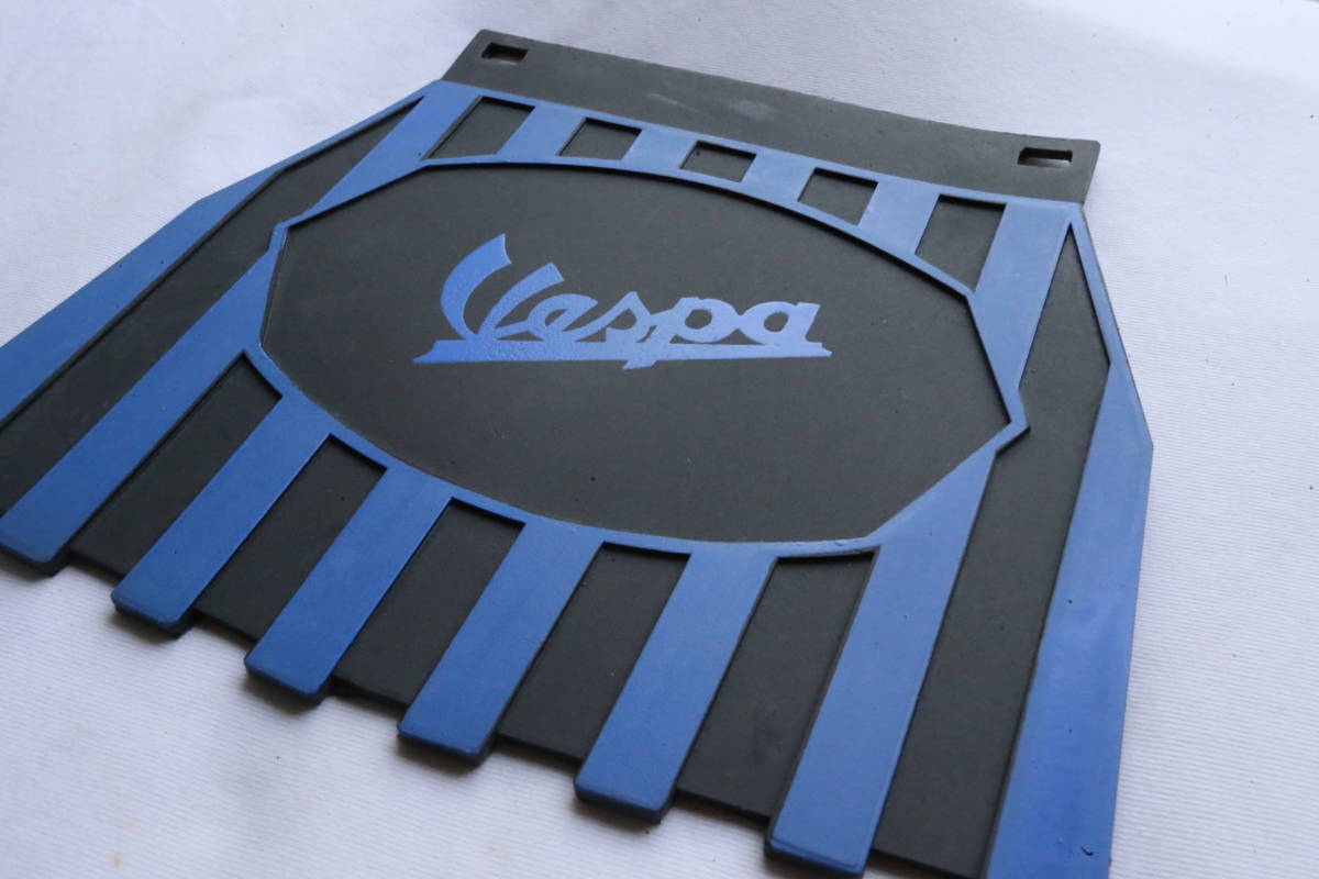 [Vespa mudguard ( black / blue *Vespa) after market goods ]