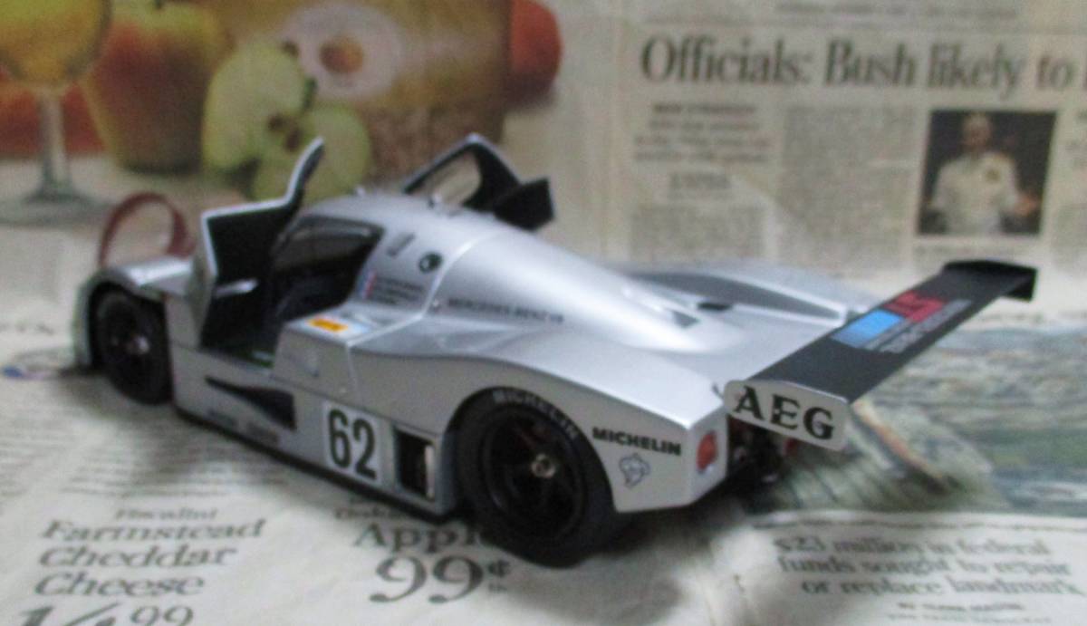 * ultra rare out of print *EXOTO*1/18*Sauber Mercedes C9 #62 1989 Le Mans 24h* Zauber 