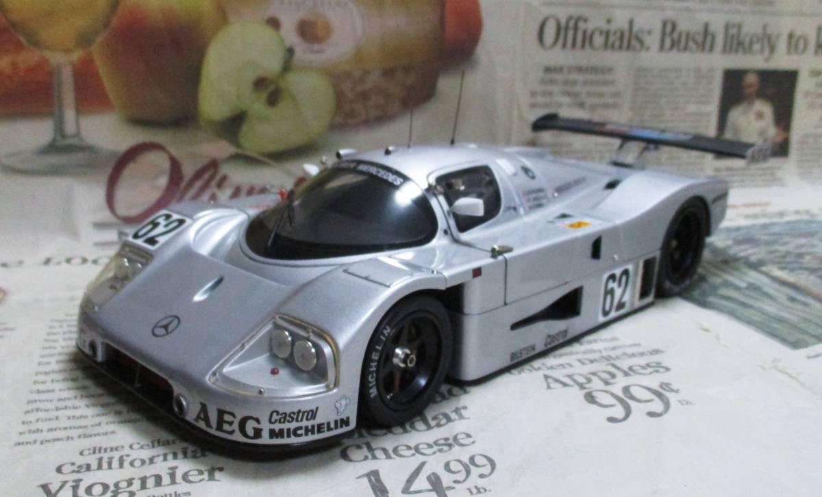 * ultra rare out of print *EXOTO*1/18*Sauber Mercedes C9 #62 1989 Le Mans 24h* Zauber 