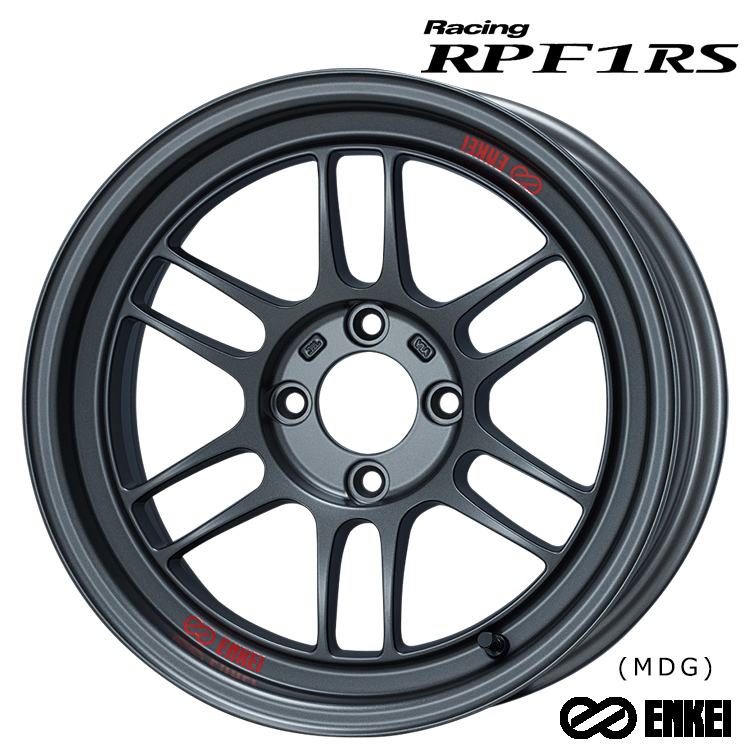 送料無料 エンケイ Racing RPF1 RS (MDG) 10.5J-18 +0 5H-114.3 (18インチ) 5H114.3 10.5J+0【4本セット 新品】_画像1