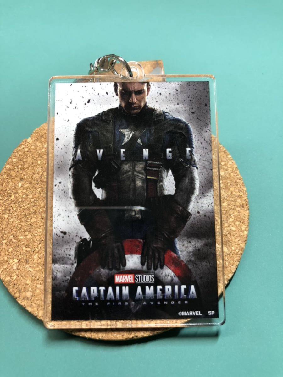 キャプテンアメリカ ザファーストアベンジャー MARVEL ポスター アクリルキーホルダー Captain America The First Avenger マーベル_画像1